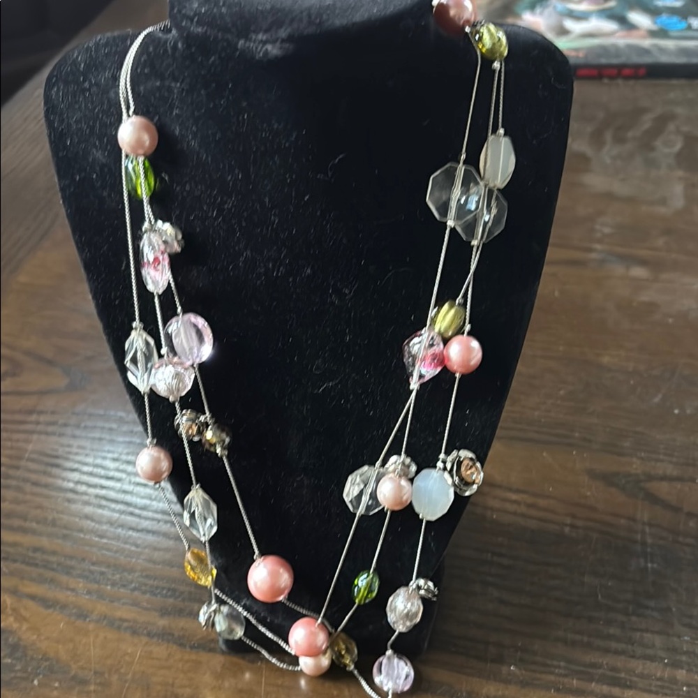 Lane Bryant Multi-Color Beaded Necklace